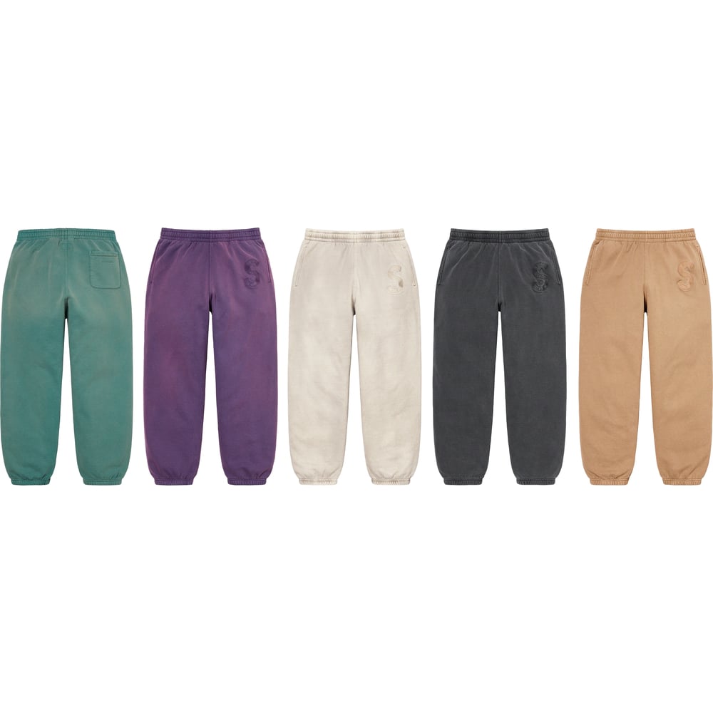 Supreme Overdyed S Logo Sweatpant releasing on Week 9 for spring summer 23