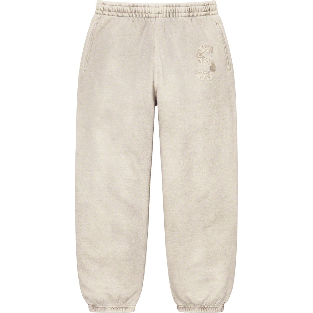 Details on Overdyed S Logo Sweatpant [hidden] from spring summer 2023 (Price is $158)