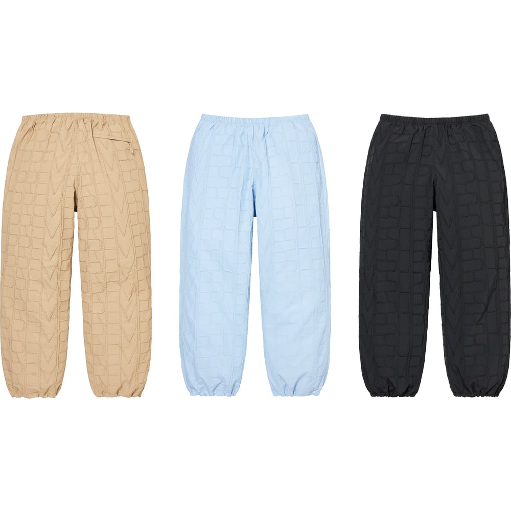 Supreme Repeat Stitch Track Pant released during spring summer 23 season