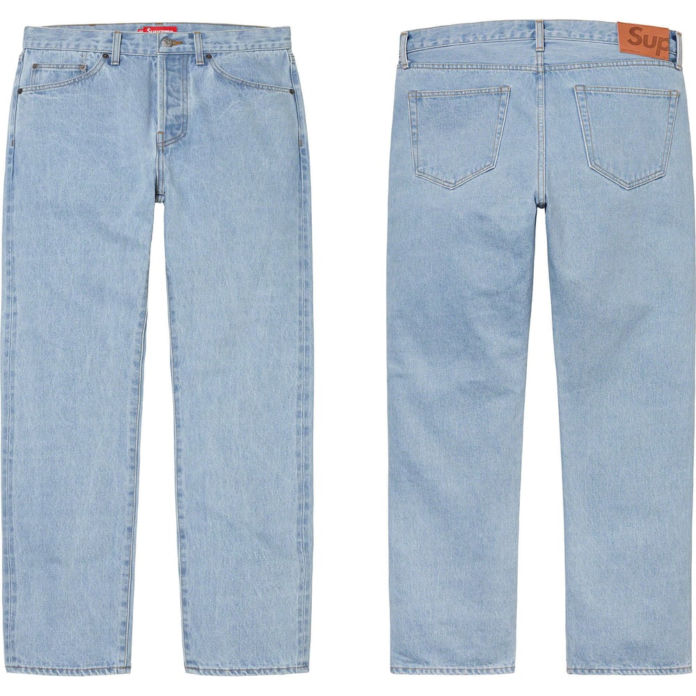 Details on Stone Washed Slim Jean from spring summer 2023 (Price is $178)