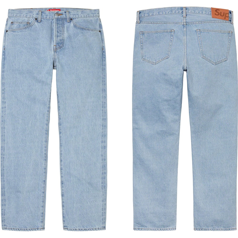 Supreme Stone Washed Slim Jean releasing on Week 1 for spring summer 2023