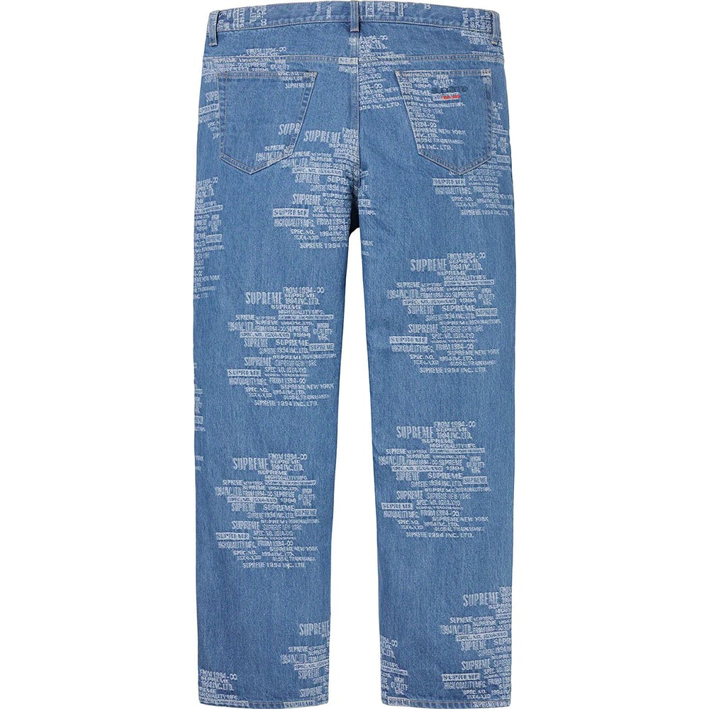 Details on Trademark Jacquard Baggy Jean [hidden] from spring summer
                                                    2023 (Price is $188)