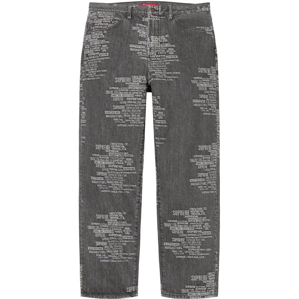 Details on Trademark Jacquard Baggy Jean [hidden] from spring summer
                                                    2023 (Price is $188)