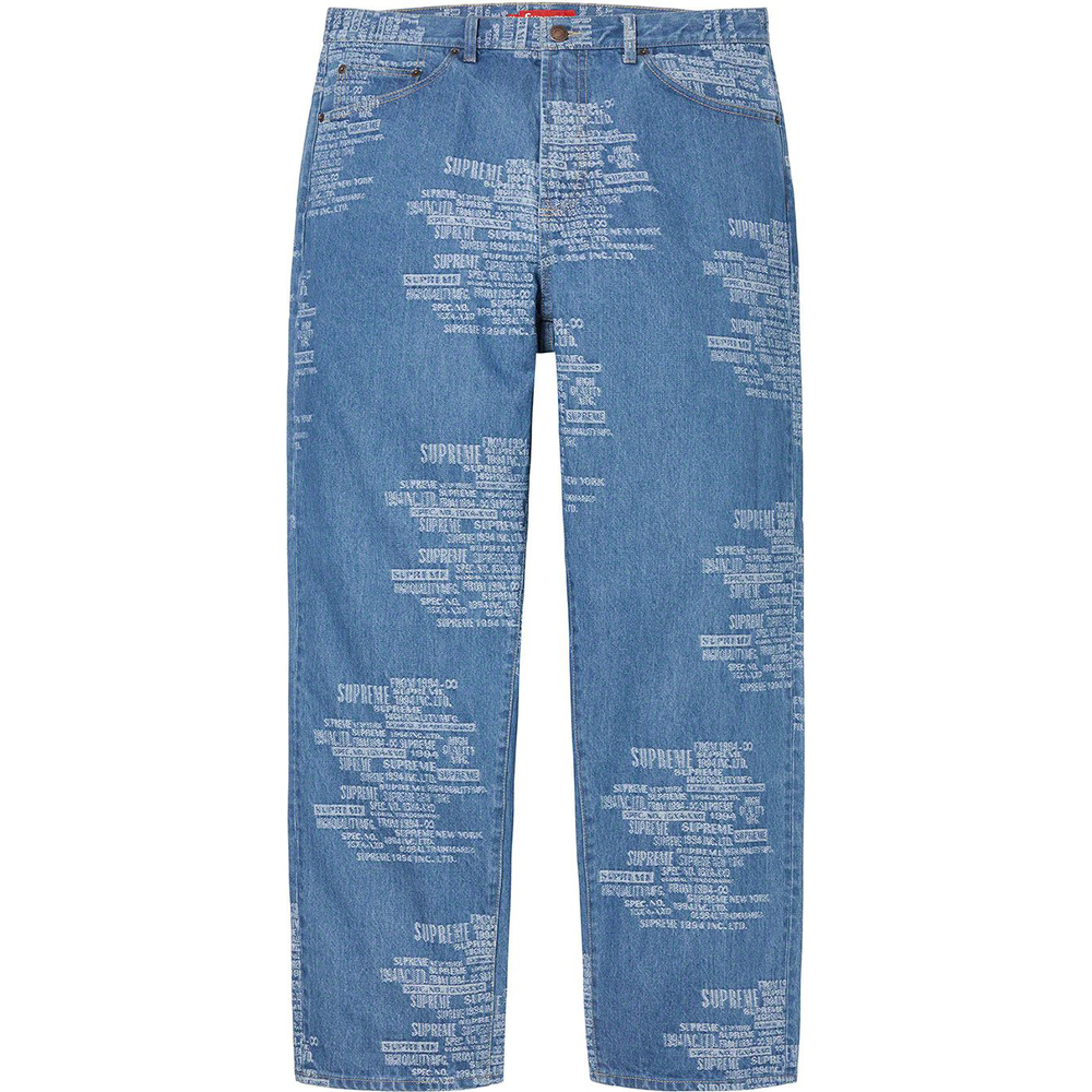 Details on Trademark Jacquard Baggy Jean [hidden] from spring summer
                                                    2023 (Price is $188)