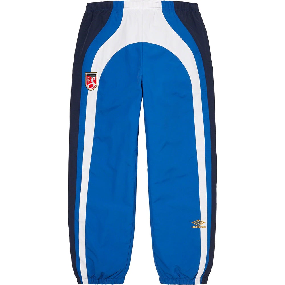 Details on Supreme Umbro Track Pant  from spring summer
                                                    2023 (Price is $158)