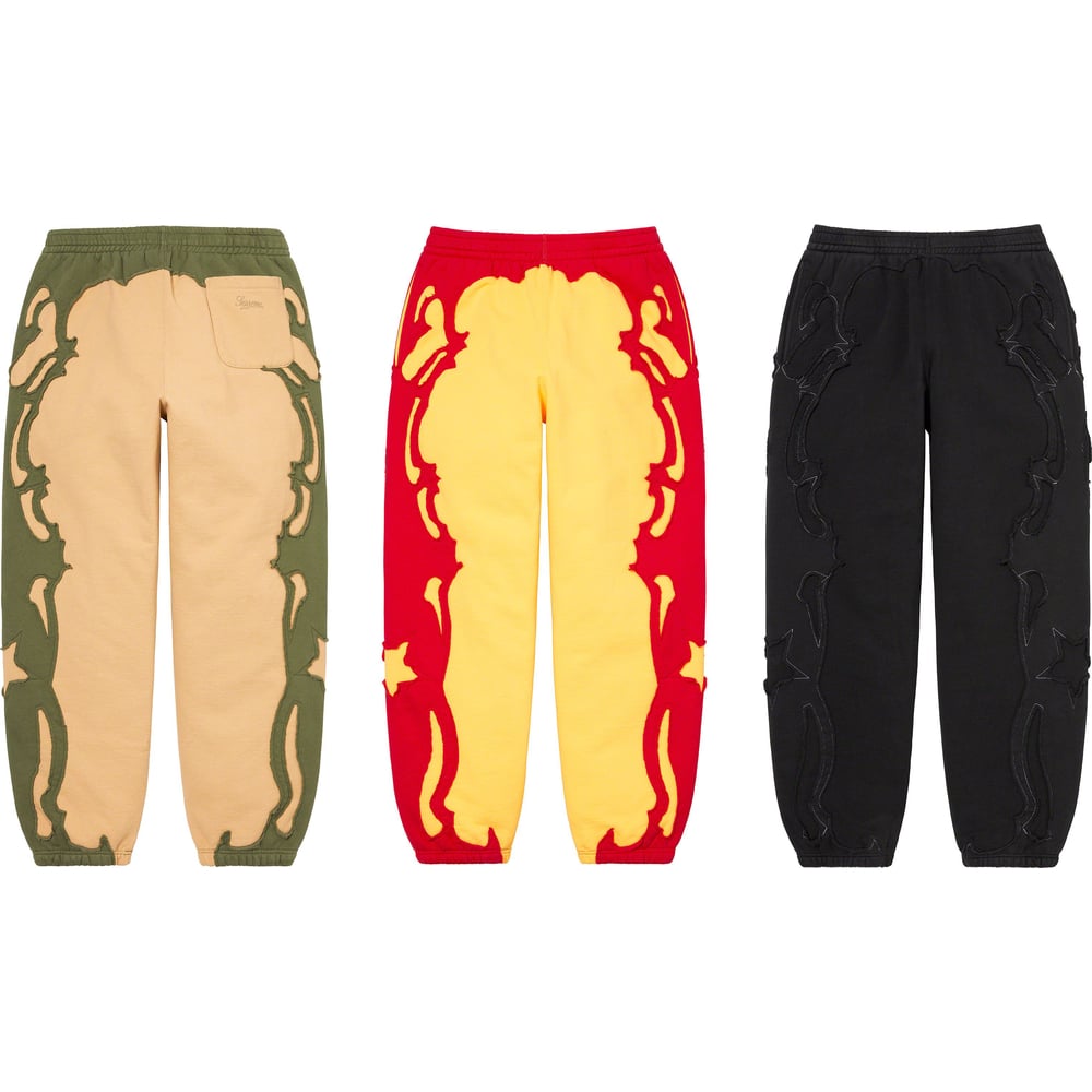 Supreme Western Cut Out Sweatpant released during spring summer 23 season