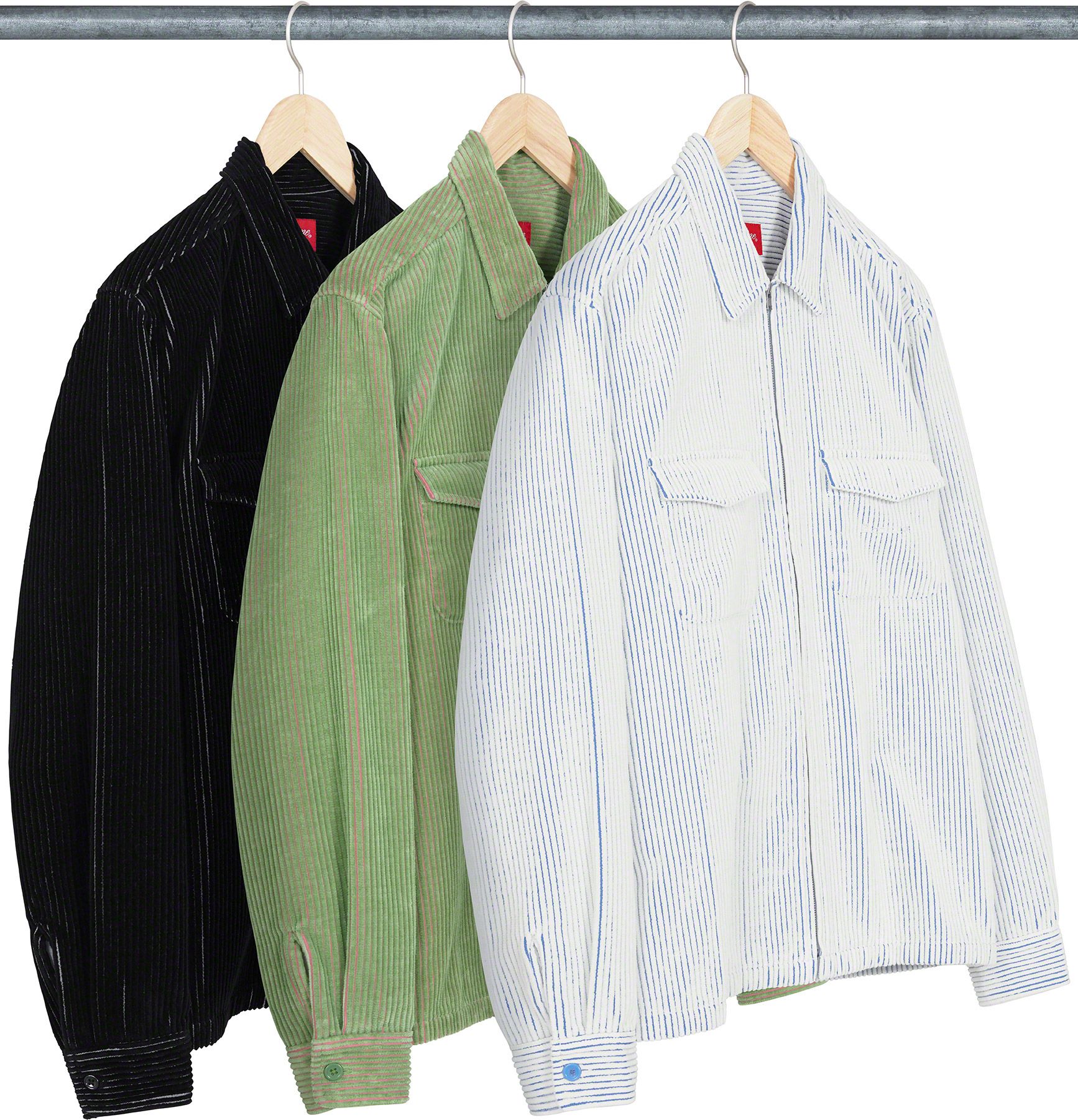 supreme 2-Tone Zip Up Jacket 黒 Lサイズ