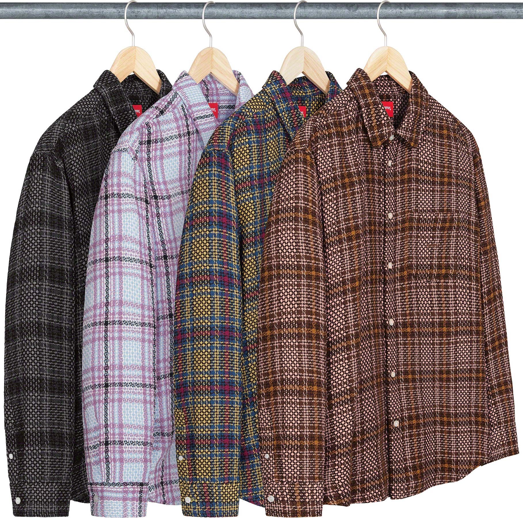 Basket Weave Plaid Shirt - spring summer 2023 - Supreme