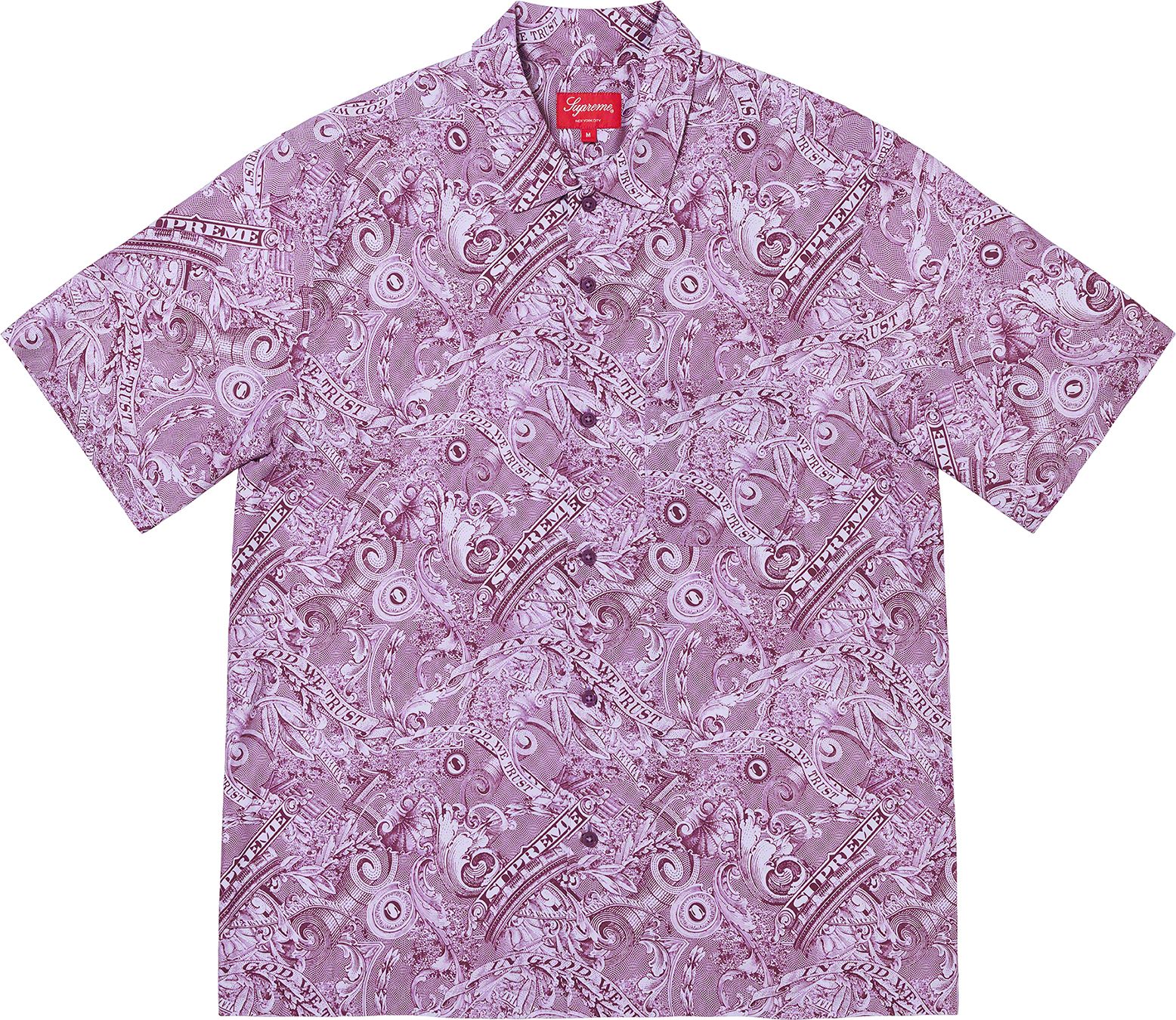 Supreme Velour S/S Shirt ペイズリー　Mサイズ