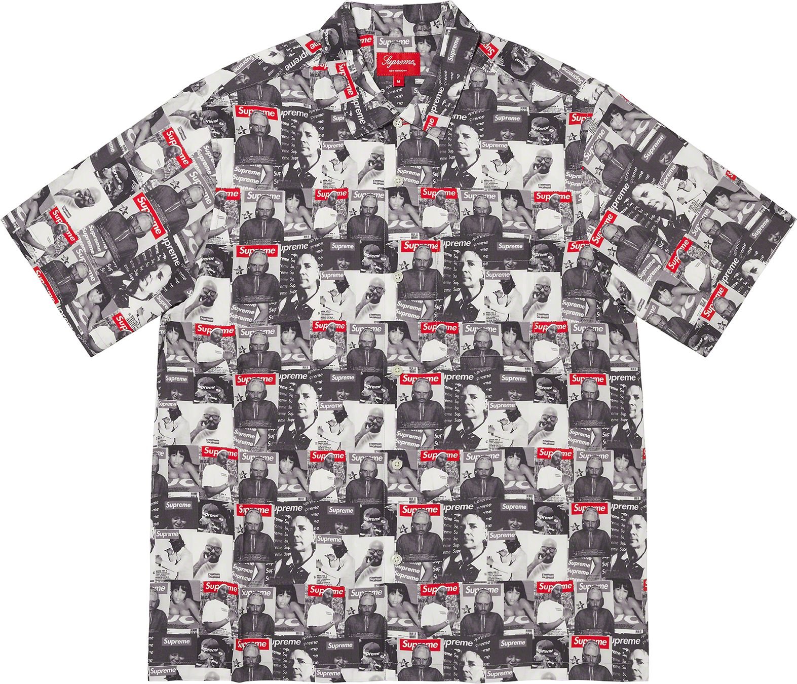 Supreme Magazine S/S Shirt  Grey