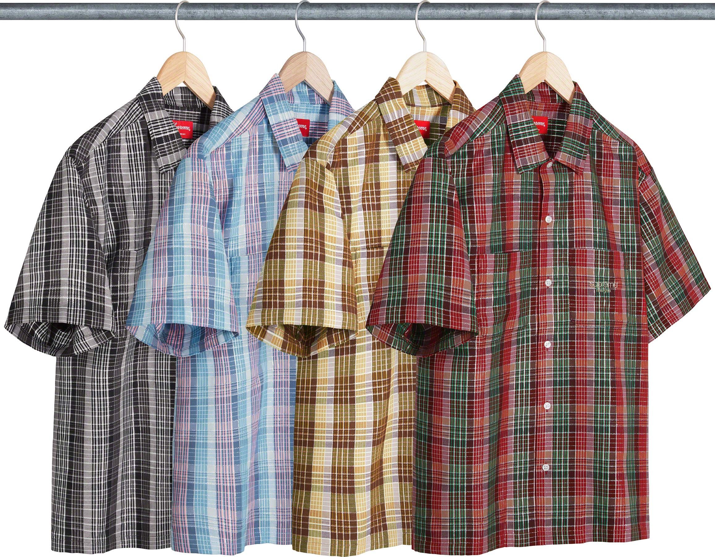 Supreme Metallic Plaid S/S Shirt S SS