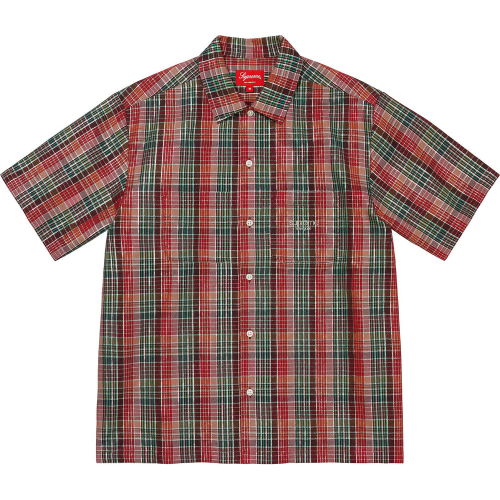 Details on Metallic Plaid S S Shirt [hidden] from spring summer
                                                    2023 (Price is $128)