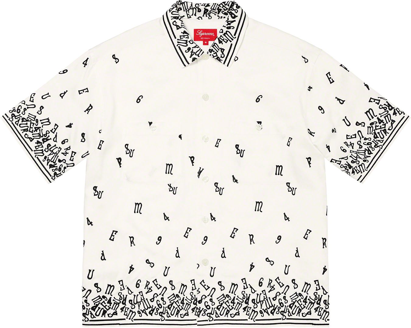 Nouveau Embroidered S S Shirt - spring summer 2023 - Supreme