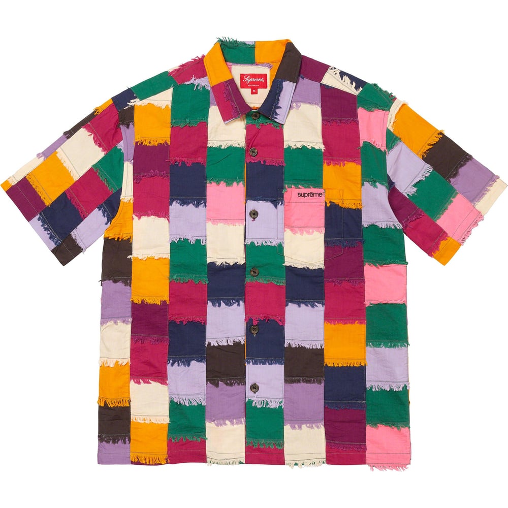 Details on Patchwork S S Shirt  from spring summer
                                                    2023 (Price is $168)