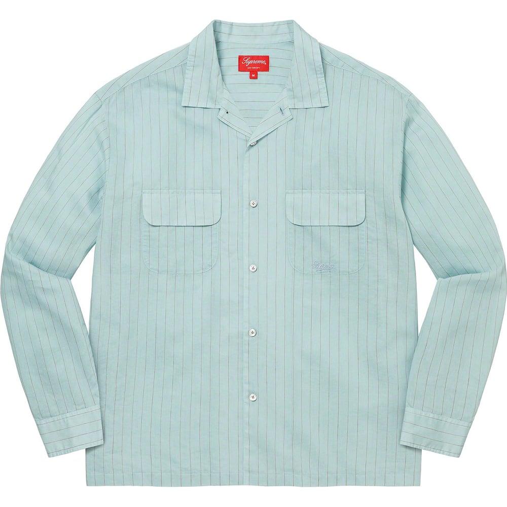 Details on Pinstripe Linen Shirt [hidden] from spring summer
                                                    2023 (Price is $138)