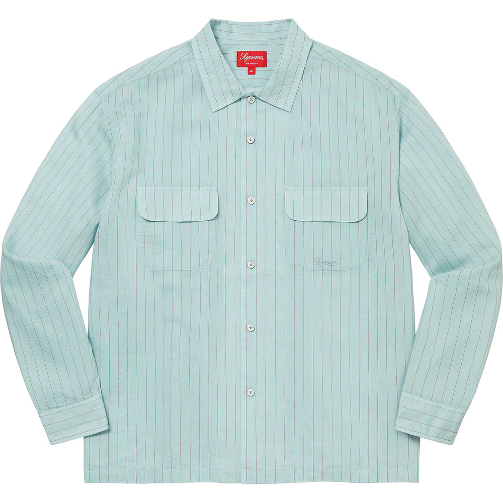 Details on Pinstripe Linen Shirt [hidden] from spring summer
                                                    2023 (Price is $138)