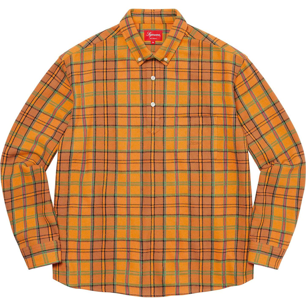Details on Pullover Plaid Flannel Shirt [hidden] from spring summer 2023 (Price is $128)