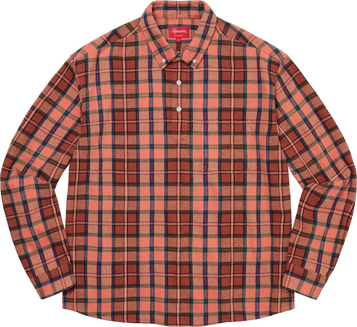 Pullover Plaid Flannel Shirt - spring summer 2023 - Supreme