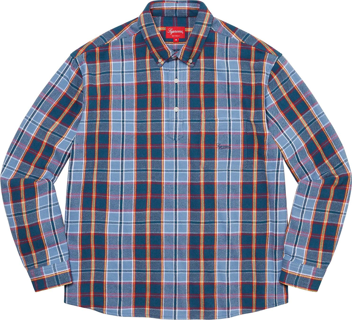 Pullover Plaid Flannel Shirt - spring summer 2023 - Supreme