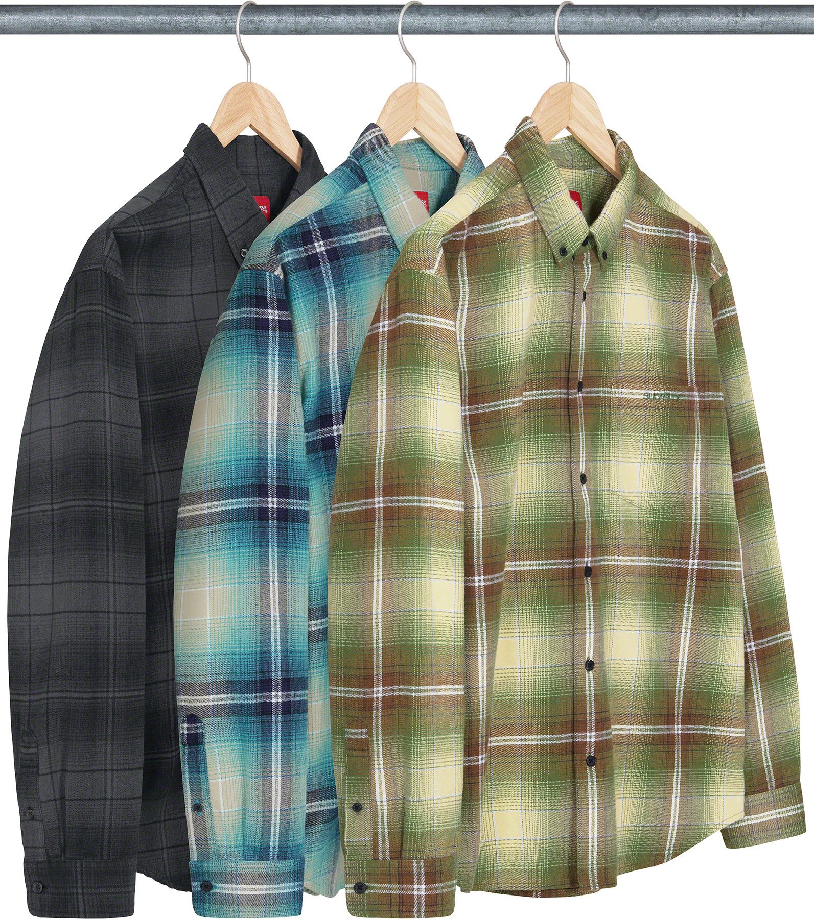 先着 Supreme Shadow Plaid Flannel Shirt M | artfive.co.jp