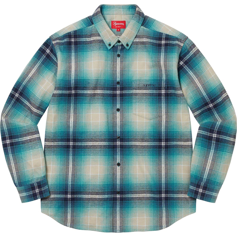 Details on Shadow Plaid Flannel Shirt  from spring summer
                                                    2023 (Price is $128)