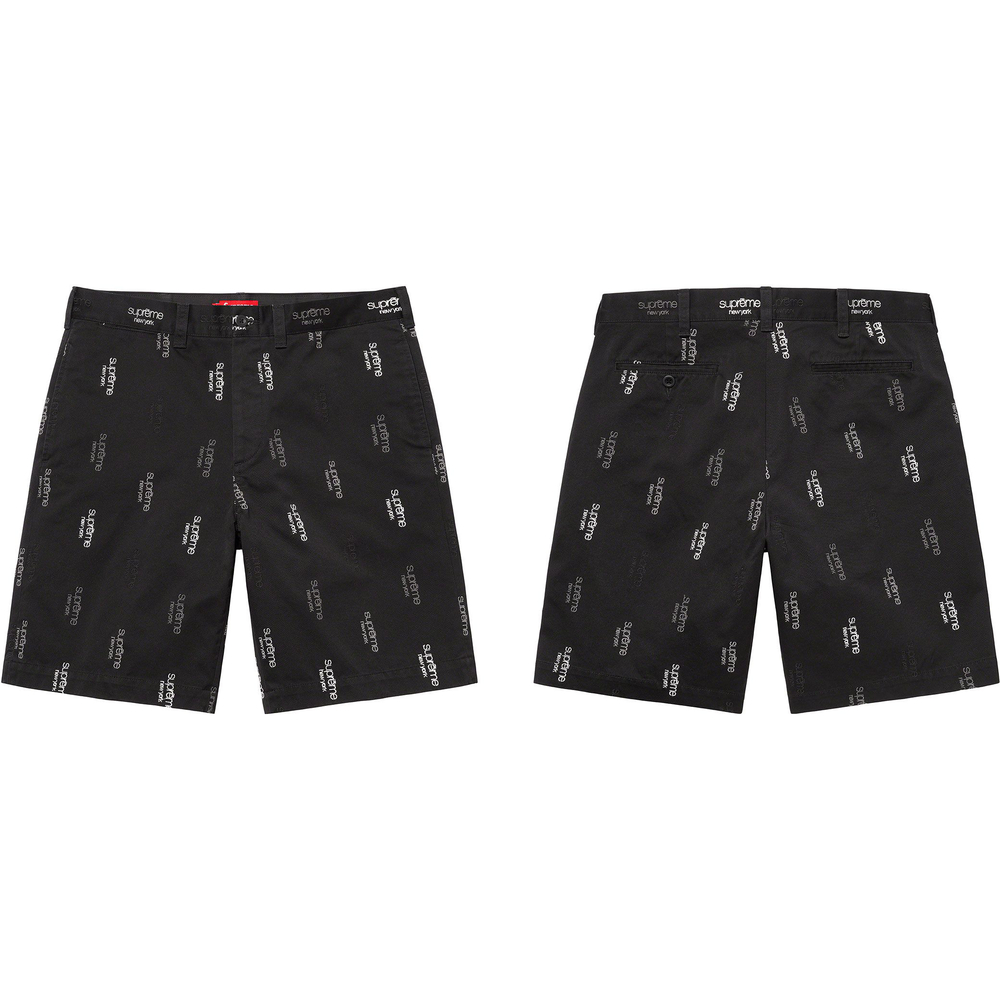 supreme Classic Logo Chino Short ショートパンツ - ショートパンツ