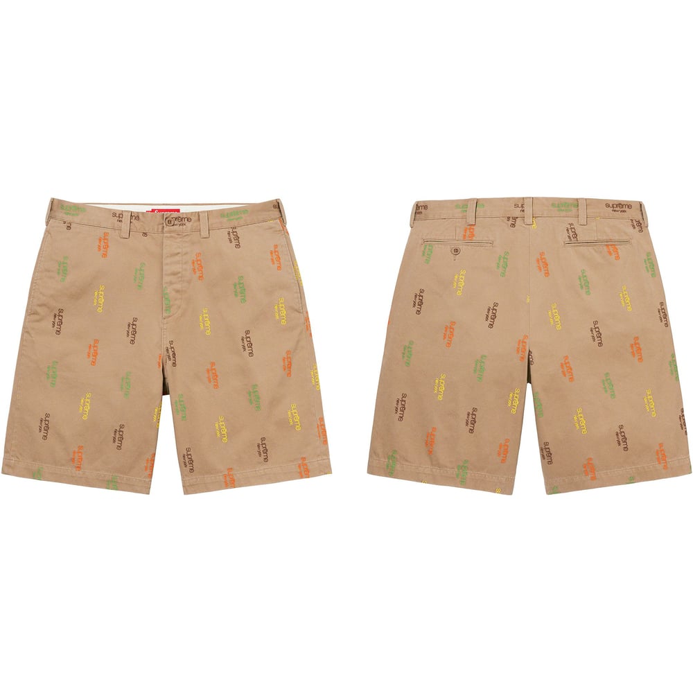 Classic Logo Chino Short - spring summer 2023 - Supreme