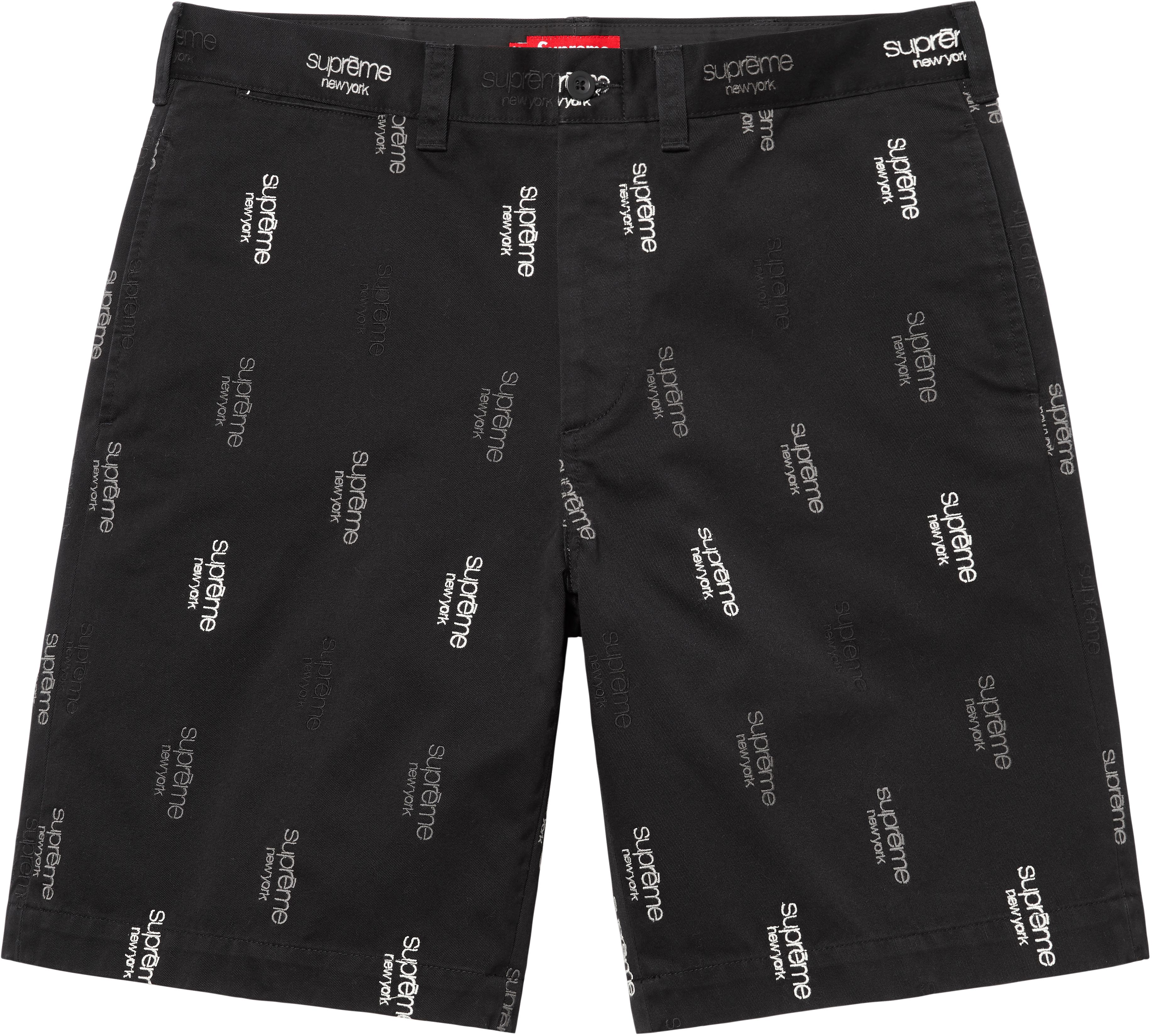 Supreme logo sales shorts