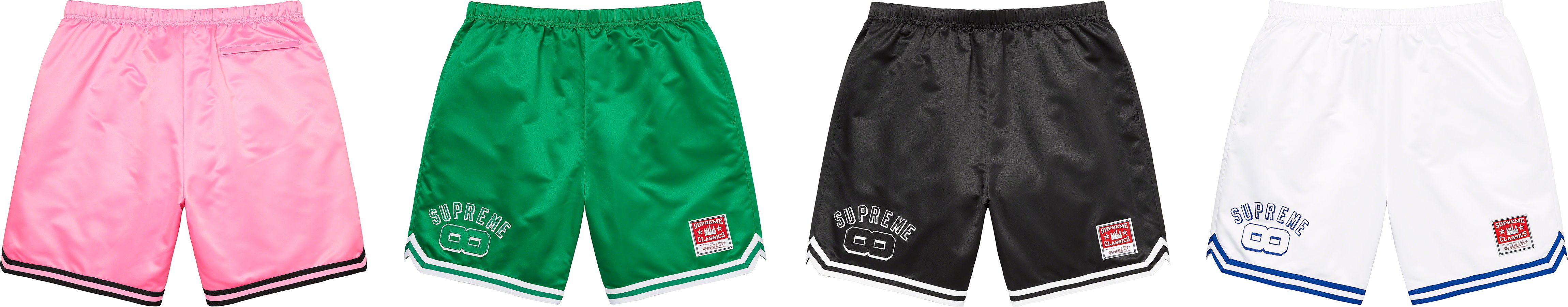 Mitchell & Ness Satin Basketball Short - spring summer 2023 - Supreme