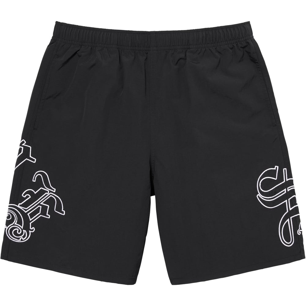 Details on Old English Nylon Short [hidden] from spring summer
                                                    2023 (Price is $110)