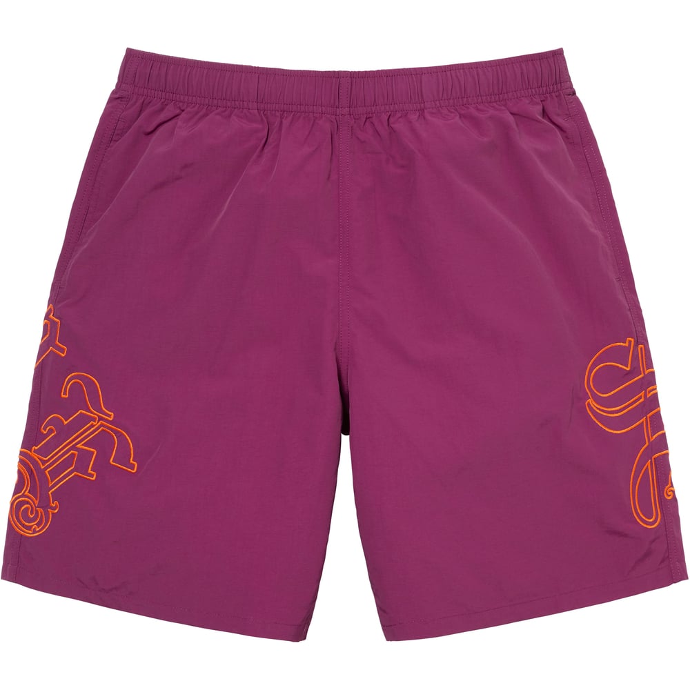 Details on Old English Nylon Short [hidden] from spring summer
                                                    2023 (Price is $110)