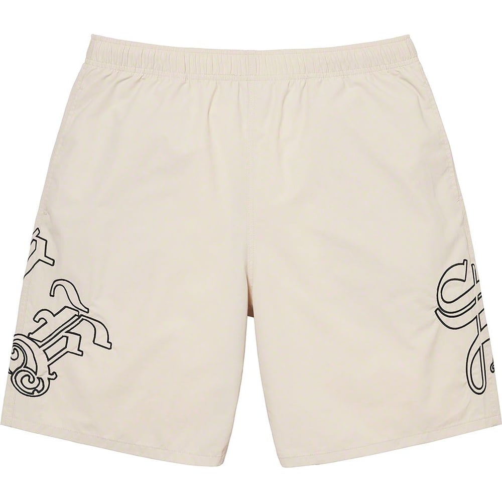 Details on Old English Nylon Short [hidden] from spring summer
                                                    2023 (Price is $110)