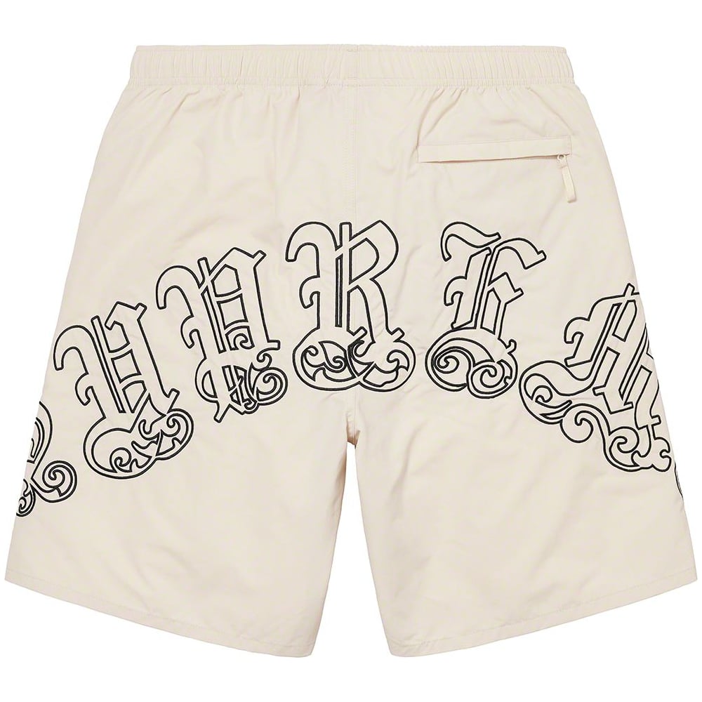 Details on Old English Nylon Short [hidden] from spring summer
                                                    2023 (Price is $110)