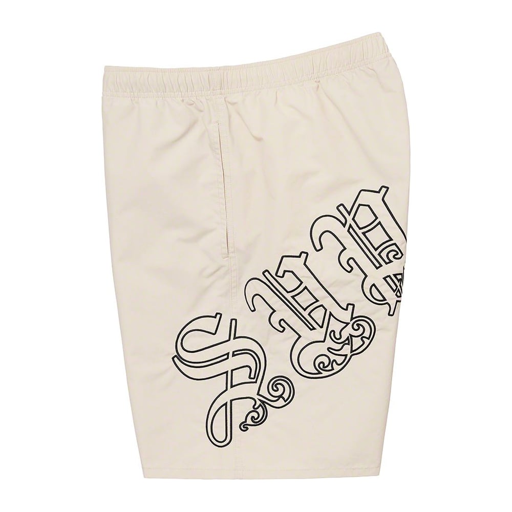 Details on Old English Nylon Short [hidden] from spring summer
                                                    2023 (Price is $110)