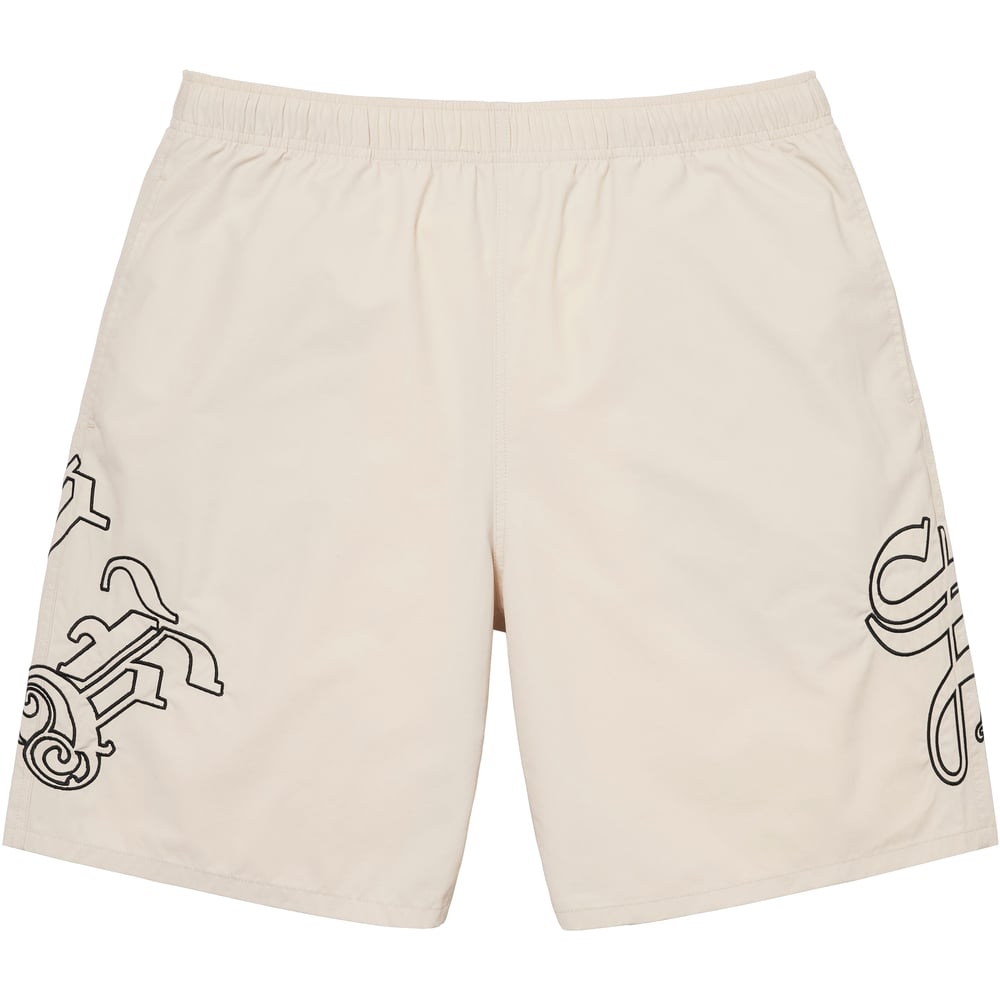 Details on Old English Nylon Short [hidden] from spring summer
                                                    2023 (Price is $110)