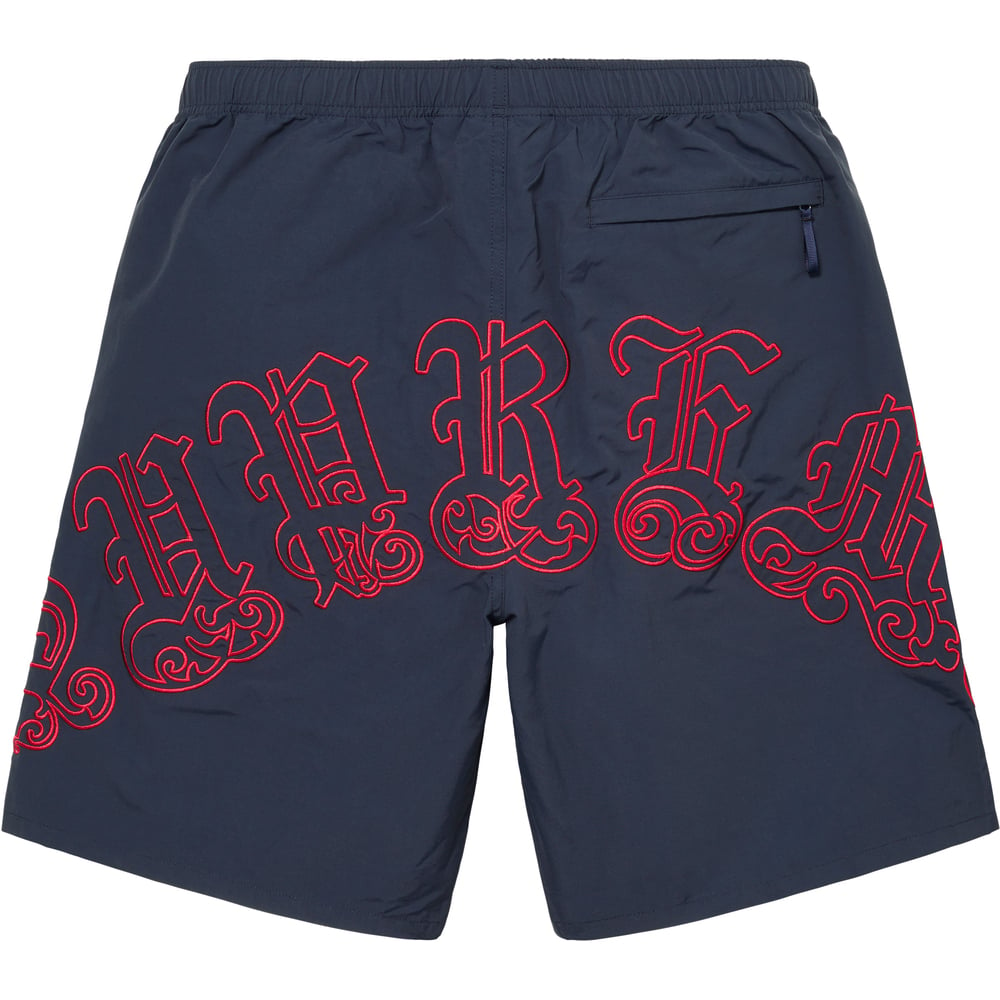 Details on Old English Nylon Short [hidden] from spring summer
                                                    2023 (Price is $110)