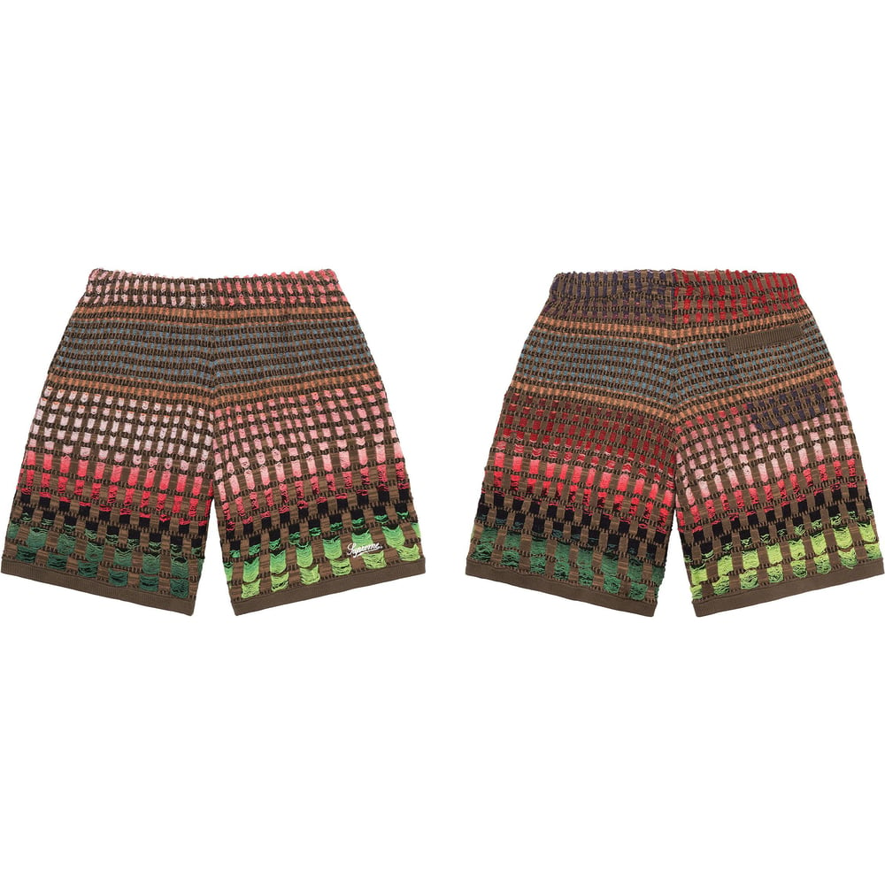 Details on Gradient Grid Knit Short [hidden] from spring summer
                                                    2023 (Price is $138)