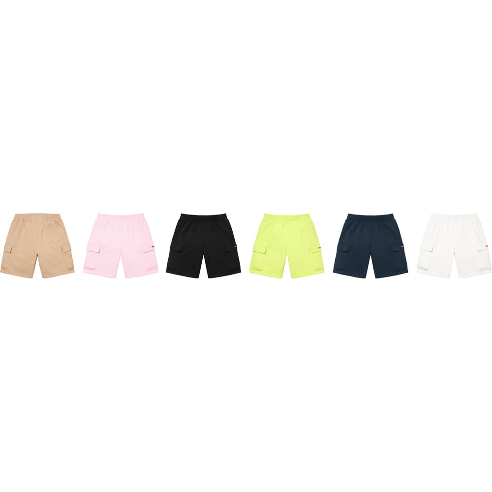 Supreme Small Box Baggy Cargo Sweatshort released during spring summer 23 season