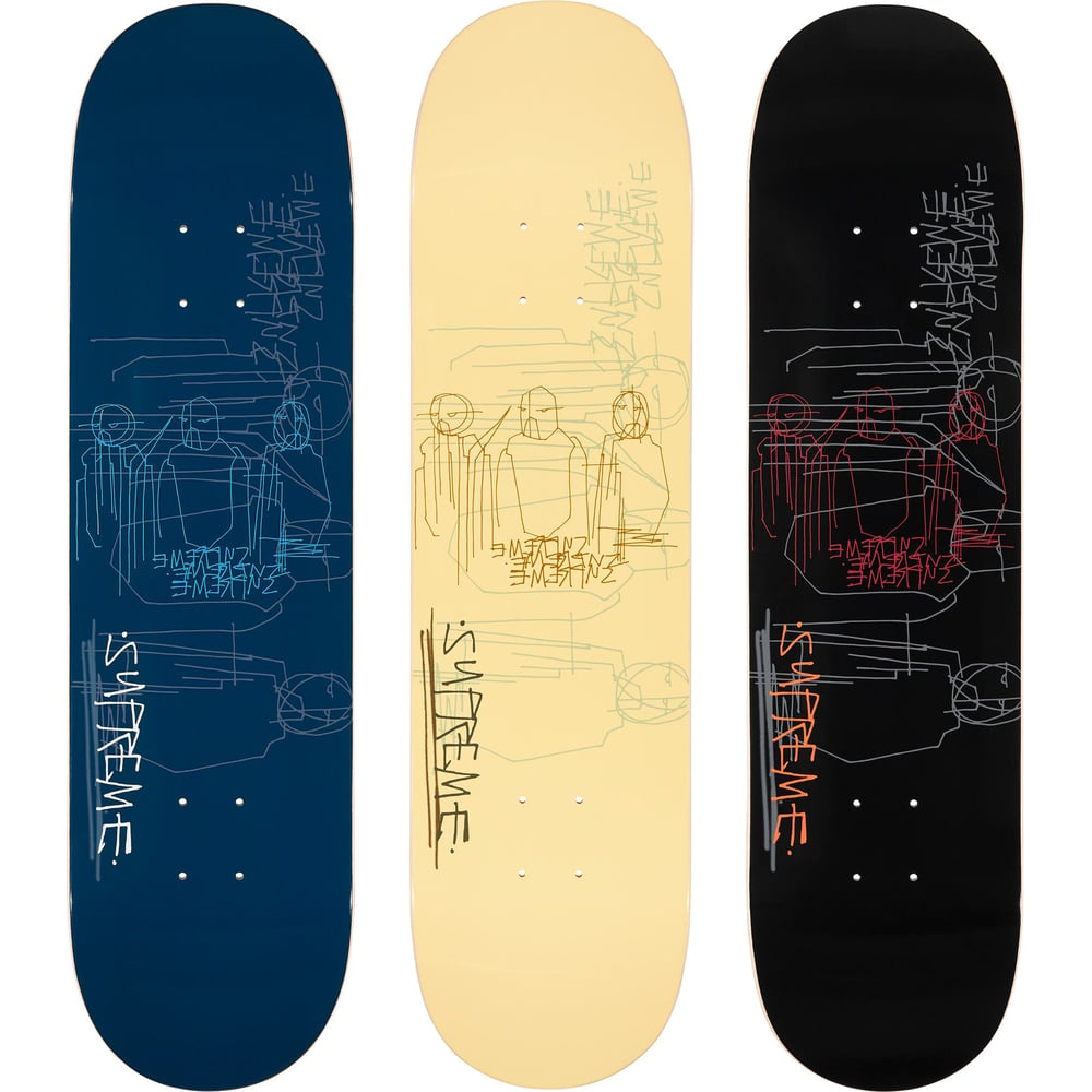 Supreme Three Kings Skateboard released during spring summer 23 season