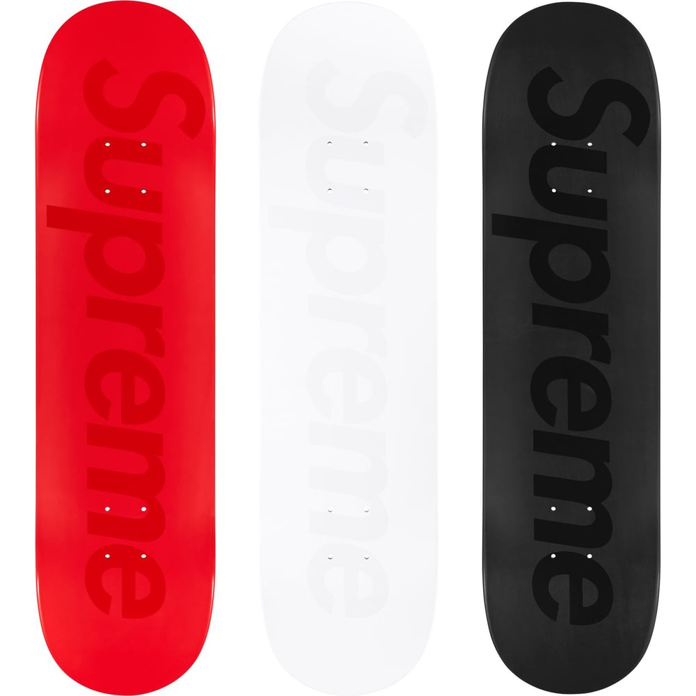 Details on Tonal Box Logo Skateboard from spring summer 2023 (Price is $58)