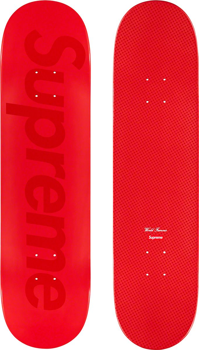 Tonal Box Logo Skateboard - spring summer 2023 - Supreme