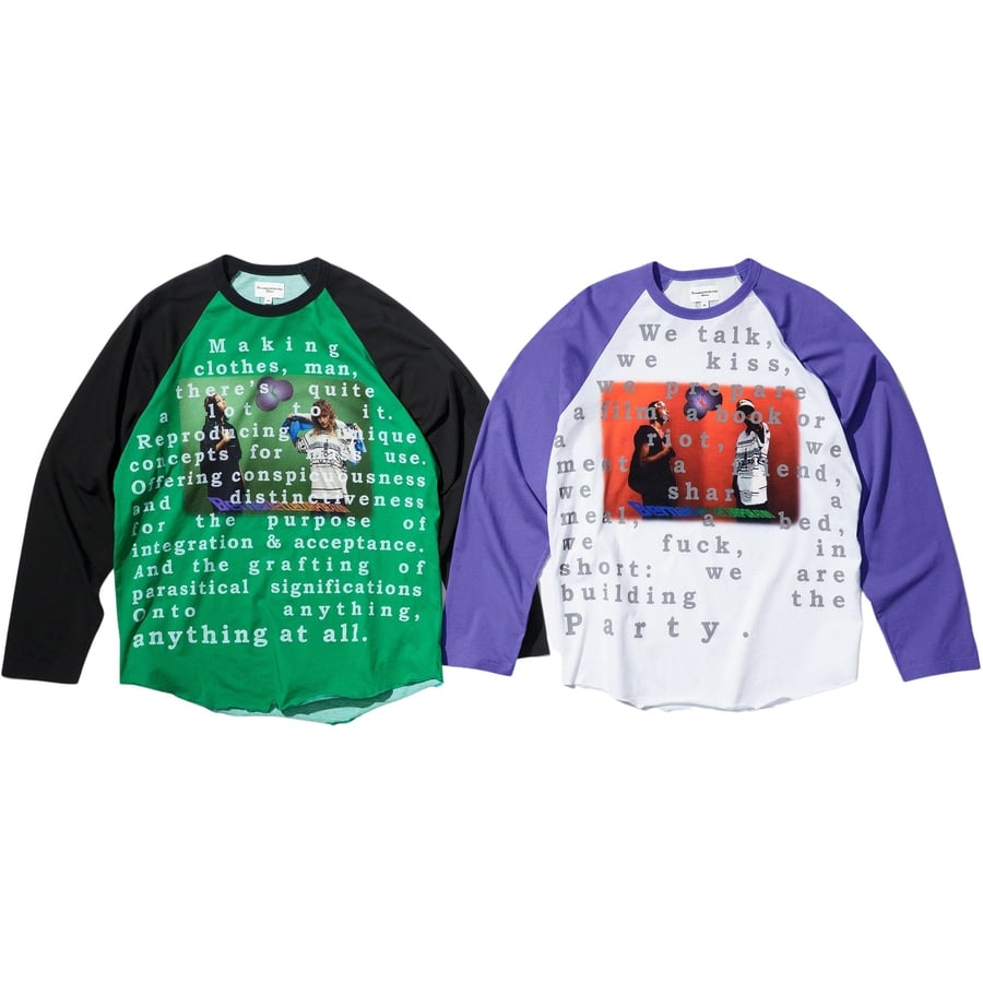 Supreme Supreme Bernadette Corporation Raglan L S Top releasing on Week 13 for spring summer 2023