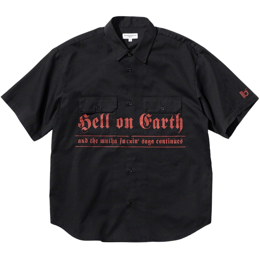 Details on Supreme Bernadette Corporation S S Work Shirt  from spring summer 2023 (Price is $138)