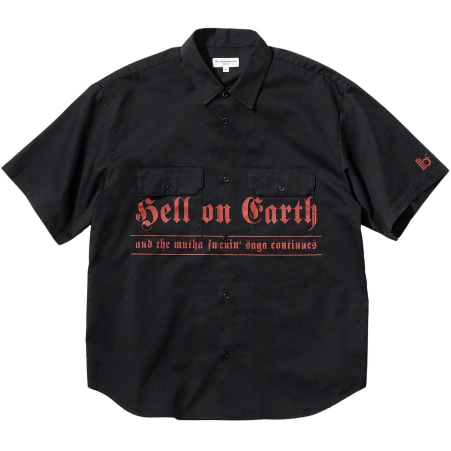 Details on Supreme Bernadette Corporation S S Work Shirt  from spring summer
                                                    2023 (Price is $138)