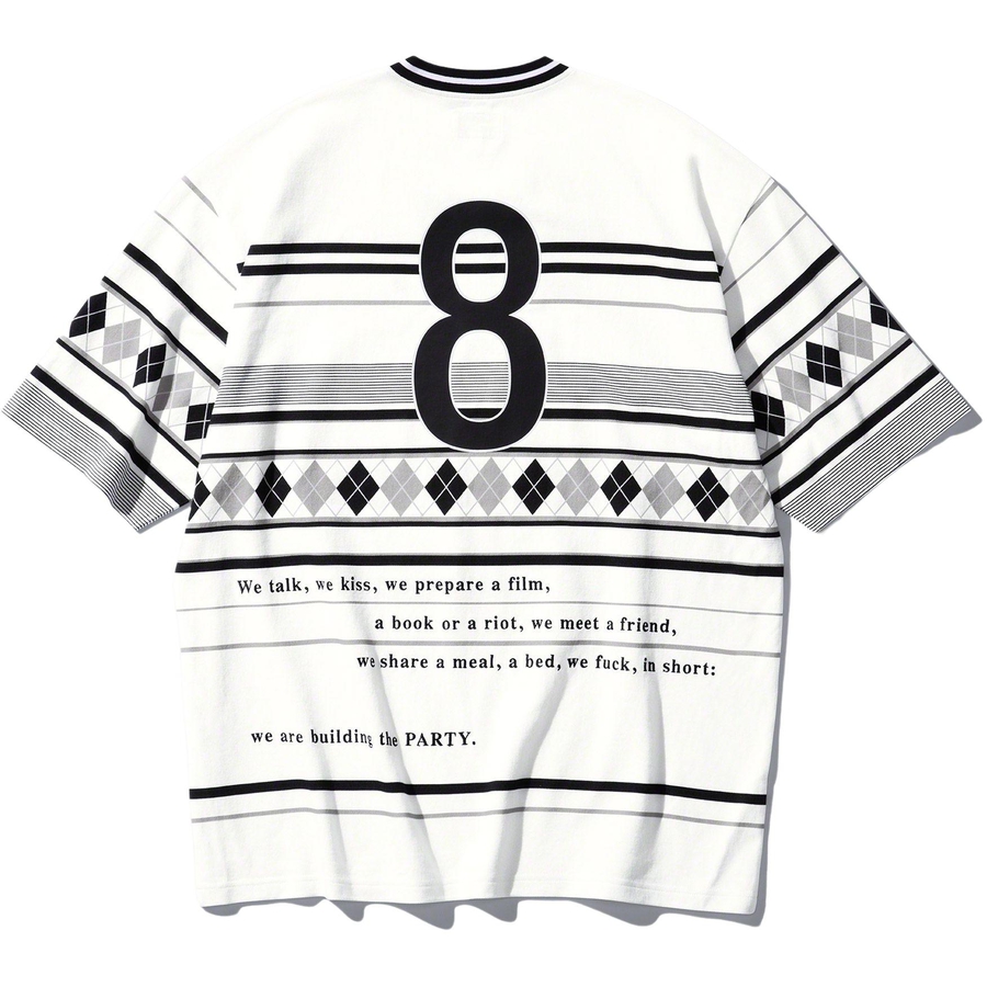 Details on Supreme Bernadette Corporation Pique Soccer Top  from spring summer
                                                    2023 (Price is $118)