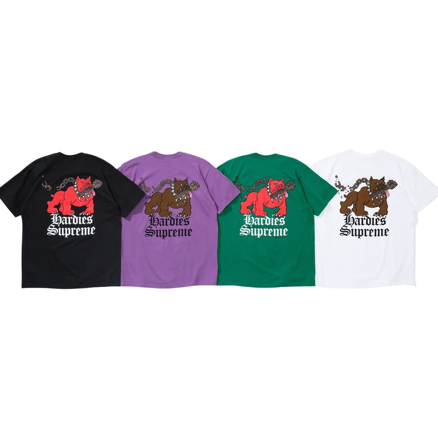 Supreme Supreme Hardies Dog Tee releasing on Week 17 for spring summer 2023