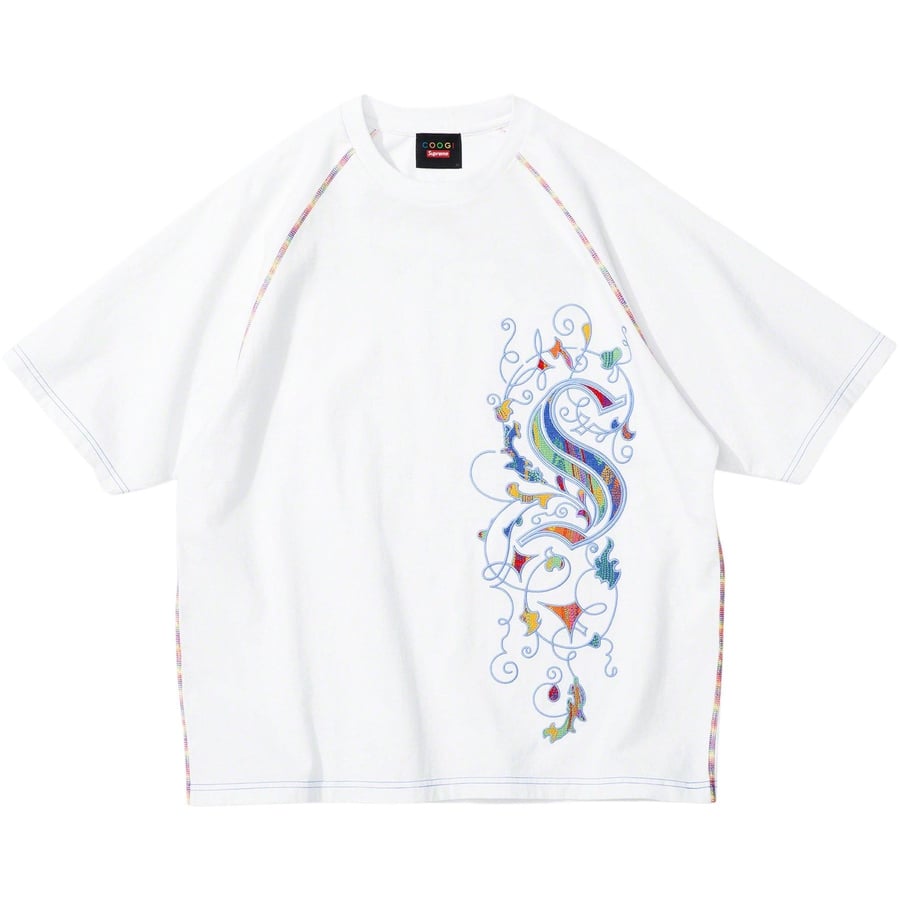 Details on Supreme Coogi Raglan S S Top  from spring summer
                                                    2023 (Price is $110)