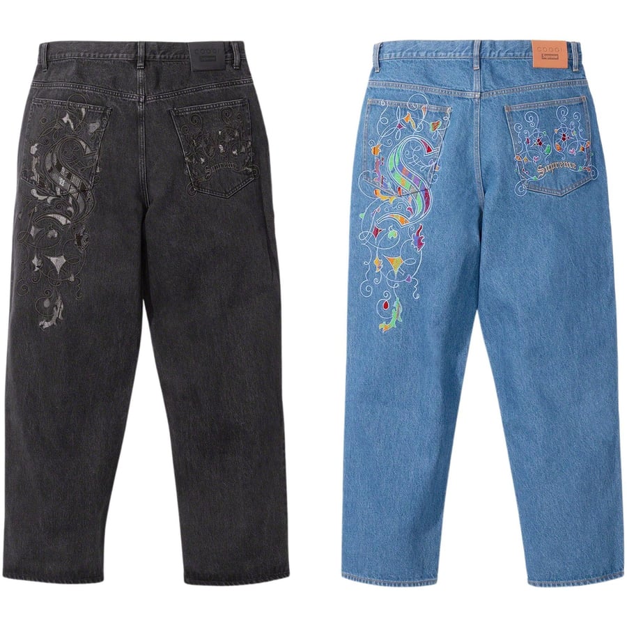 Details on Supreme Coogi Baggy Jean from spring summer
                                            2023 (Price is $198)