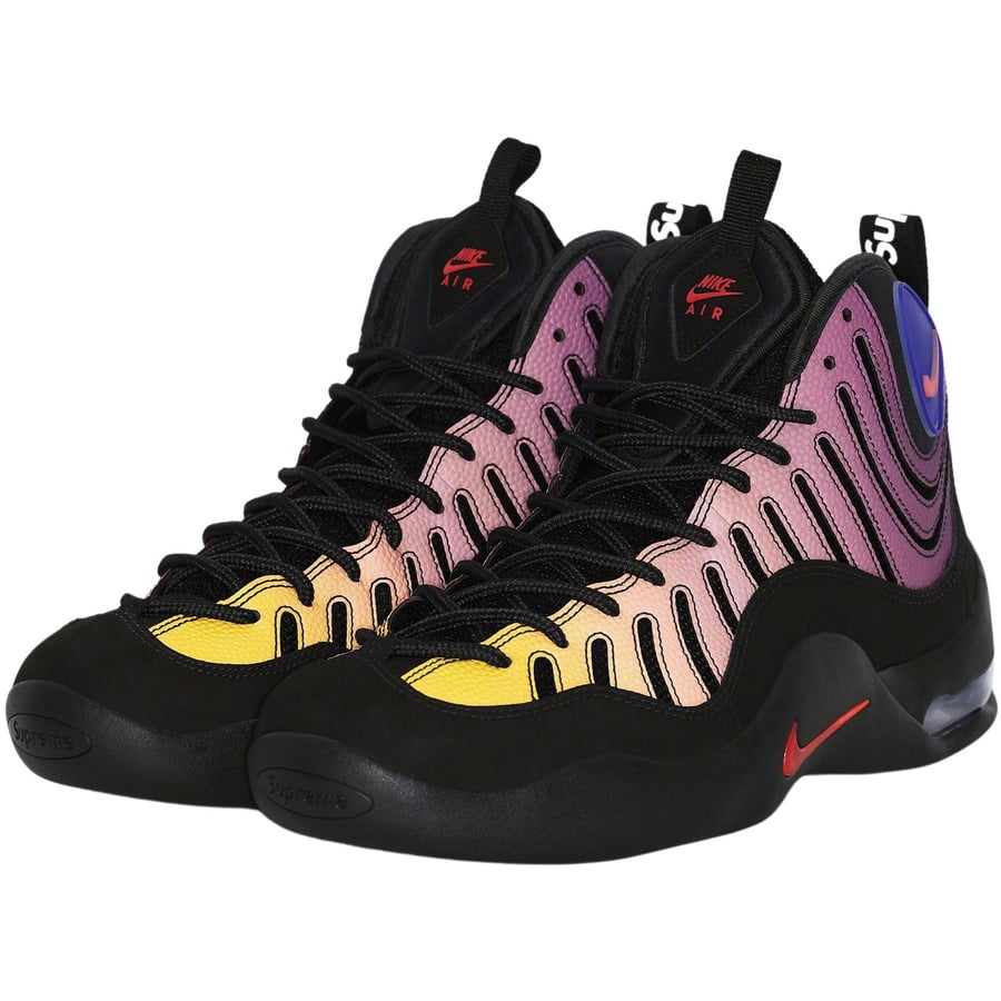 Details on Supreme Nike Air Bakin  from spring summer
                                                    2023 (Price is $168)