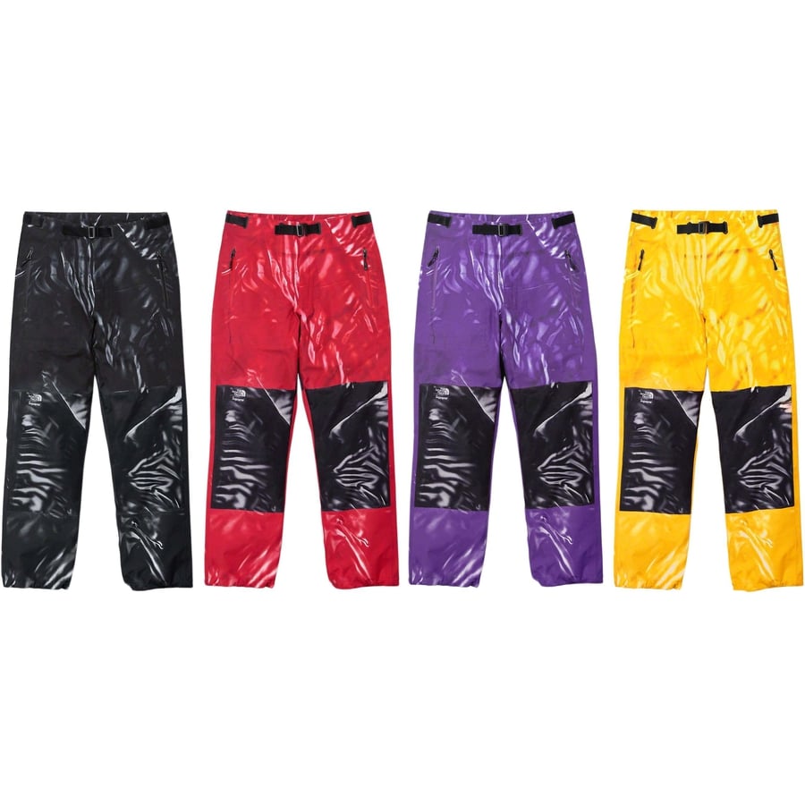 Details on Supreme The North Face Trompe L’oeil Printed Mountain Pant from spring summer
                                            2023 (Price is $298)